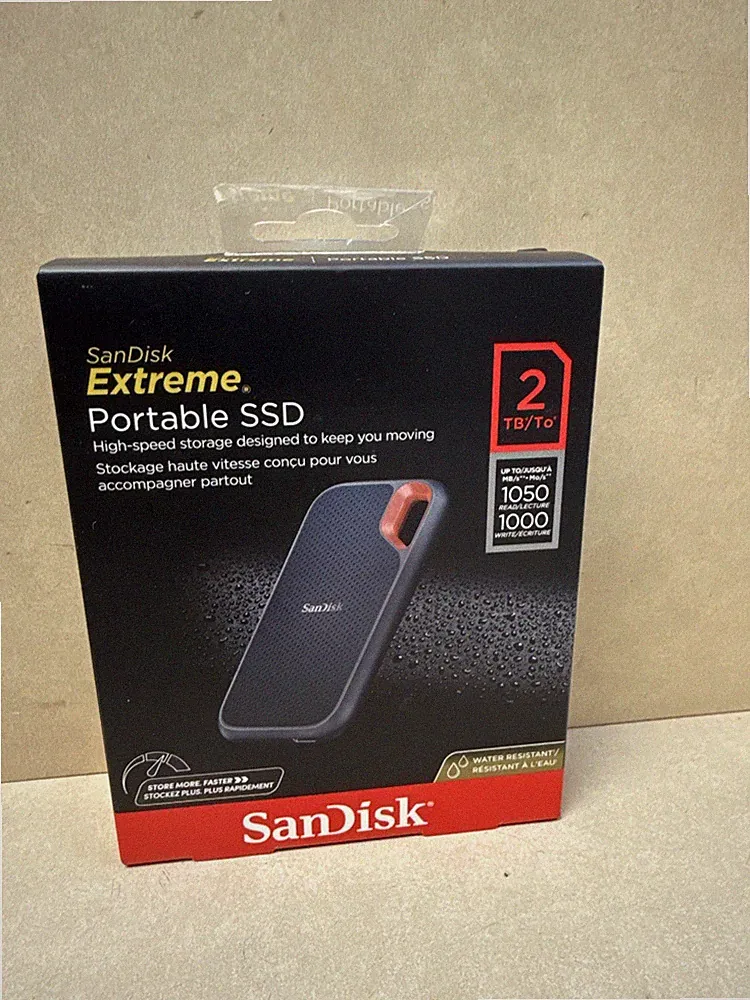 SanDisk 2TB, External,2.5 inch (SDSSDE61-2T00-G25) Solid State Drive